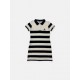 ASPRON STRIPED POLO DRESS L