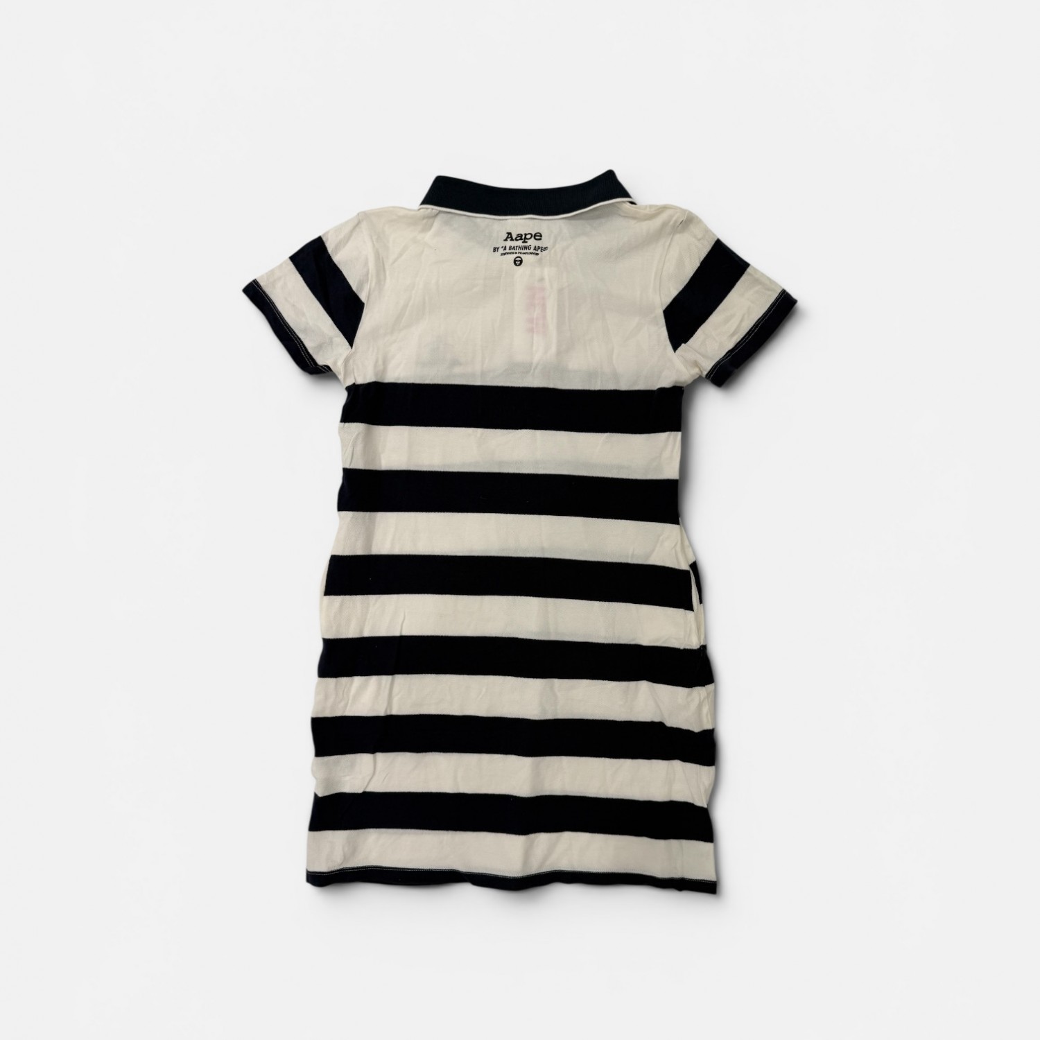 ASPRON STRIPED POLO DRESS L