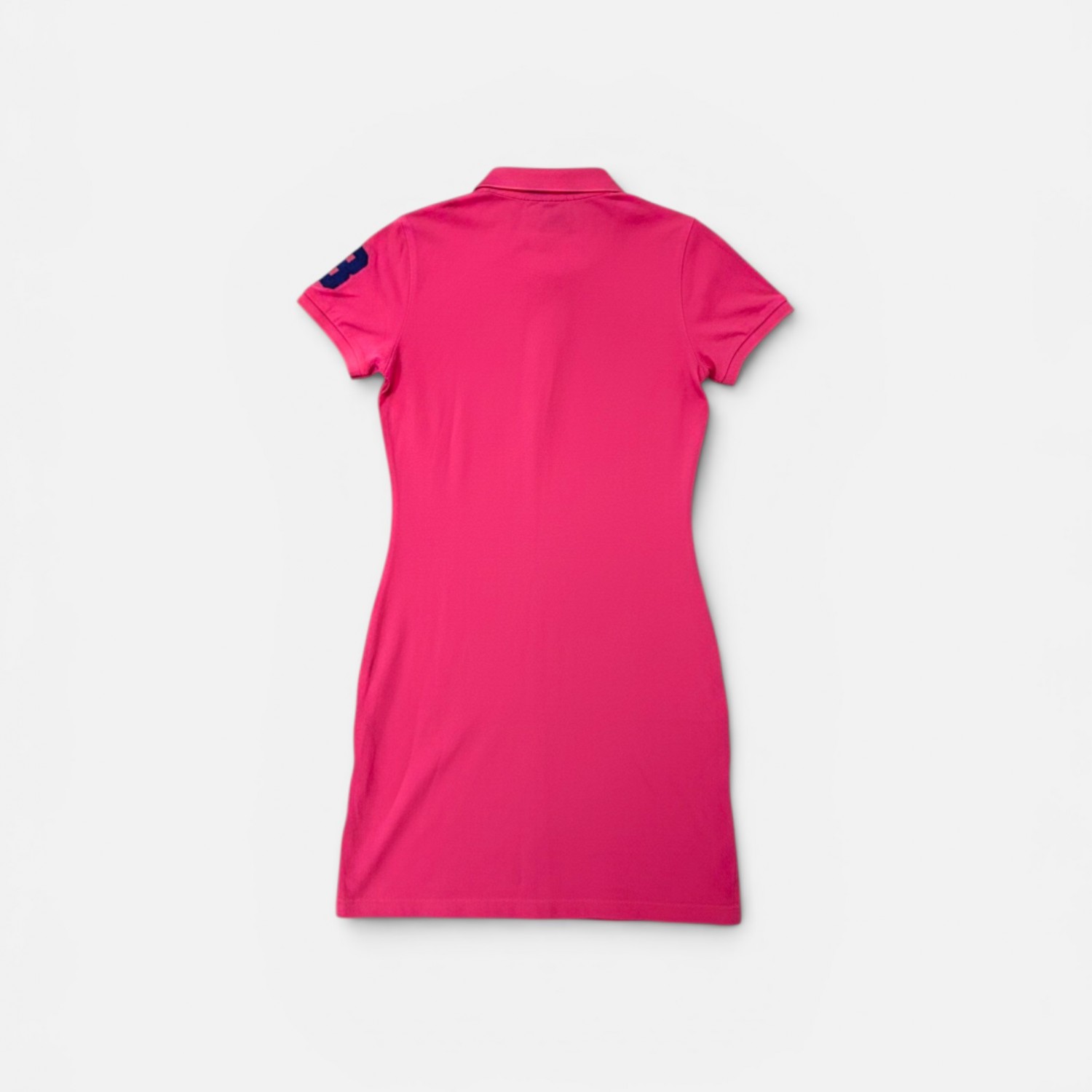 RALPH LAUREN PINK POLO DRESS L