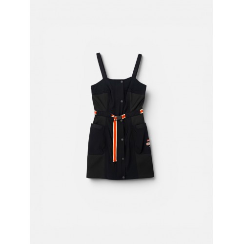 BLACKEYEPATCH BLACK STRAP DRESS S