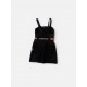 BLACKEYEPATCH BLACK STRAP DRESS S