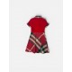 BURBERRY STYLE RED CHECK POLO DRESS M