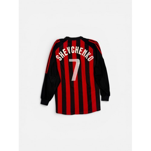 Adidas AC Milan Shevchenko 7 Vintage Μακρυμάνικη Ποδοσφαιρική Φανέλα