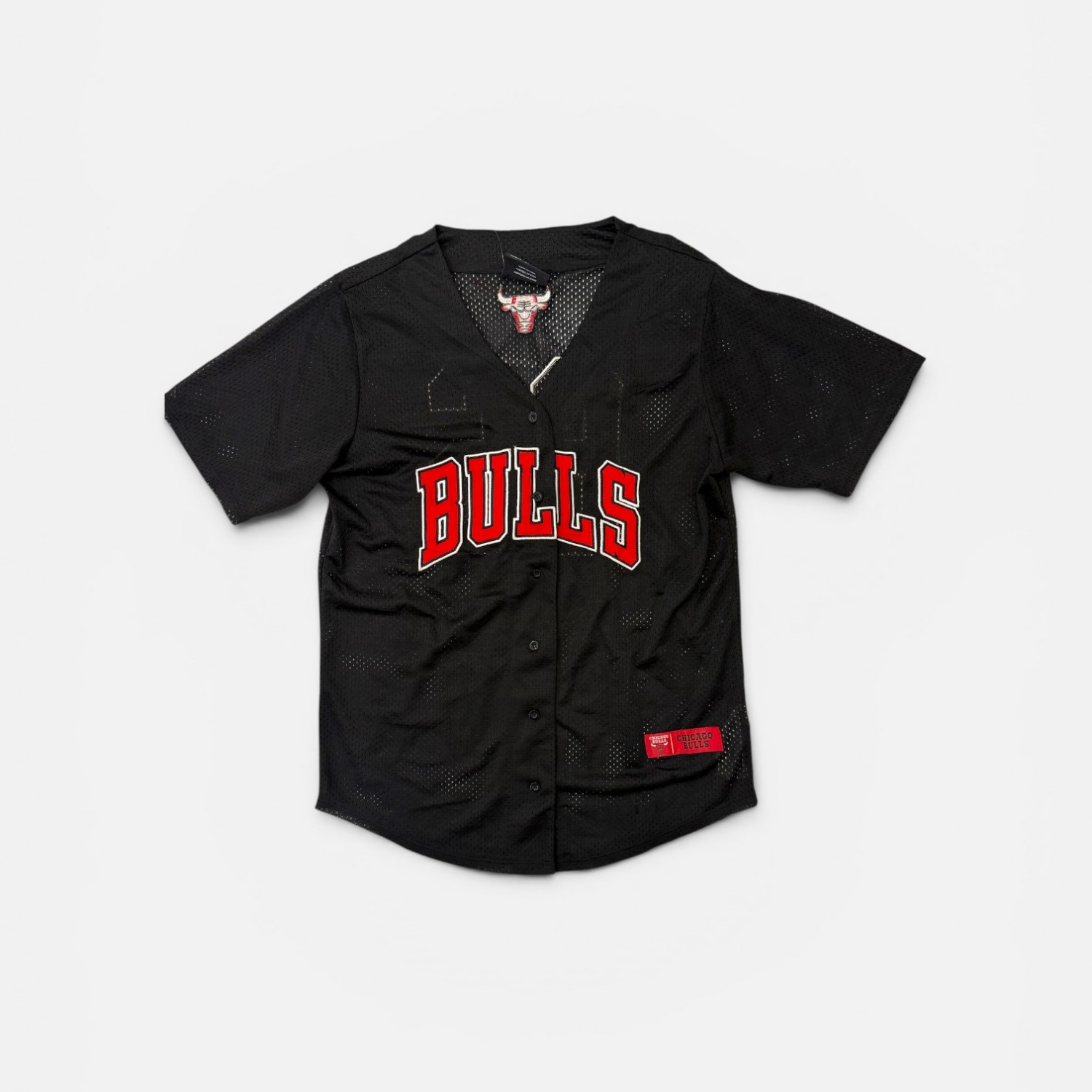 Mitchell & Ness Chicago Bulls Mesh Baseball Jersey #66