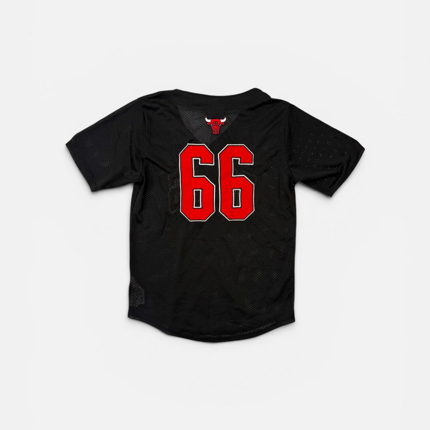 Mitchell & Ness Chicago Bulls Mesh Baseball Jersey #66
