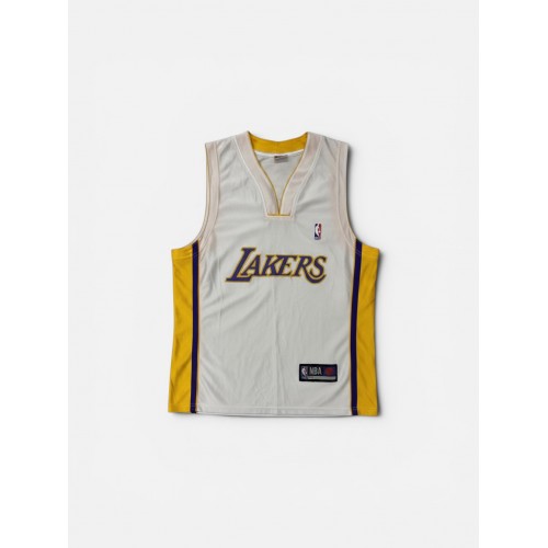 Los Angeles Lakers Practice Jersey – White/Gold