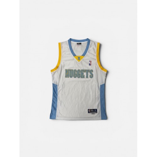 Denver Nuggets Practice Jersey – White/Light Blue
