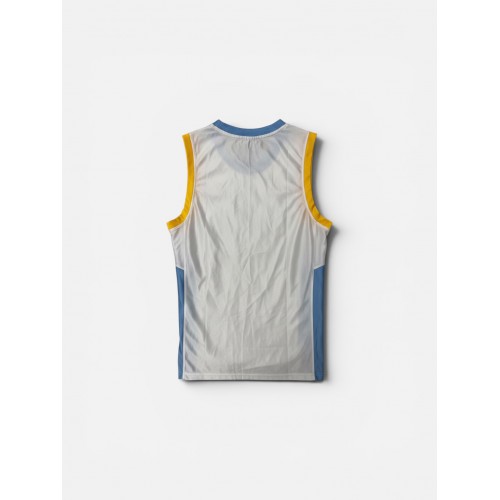 Denver Nuggets Practice Jersey – White/Light Blue