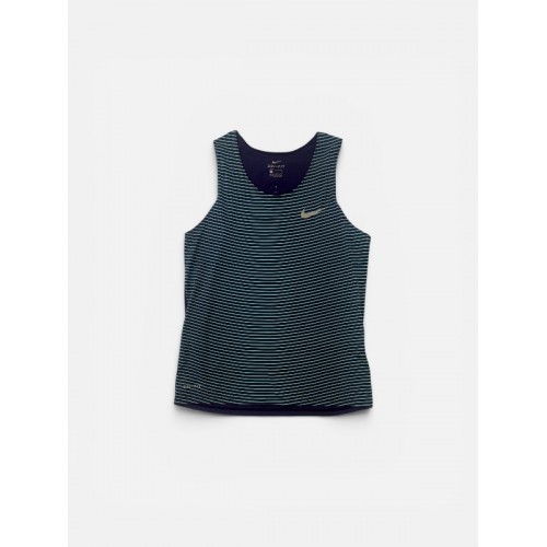 NIKE DRI-FIT STRIPED RUNNING TANK TOP M