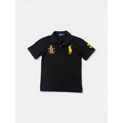 Polo Ralph Lauren Custom Fit Big Pony Polo Μαύρο