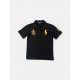 Polo Ralph Lauren Custom Fit Big Pony Polo Μαύρο