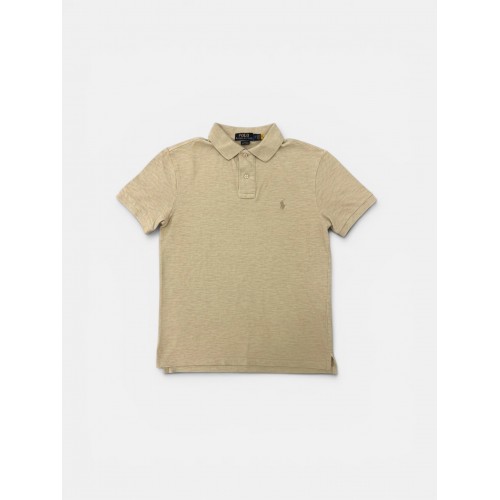 Polo Ralph Lauren Custom Slim Fit Polo Μπεζ
