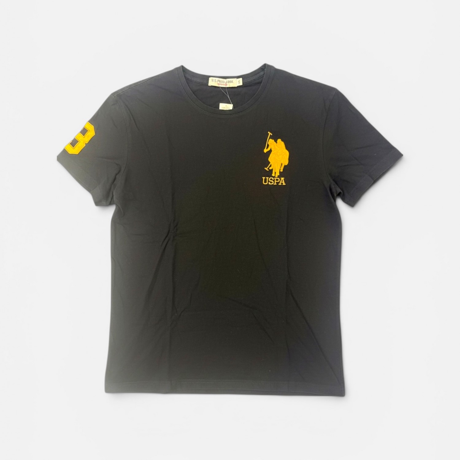 U.S. Polo Assn. Ανδρικό T-Shirt Μαύρο
