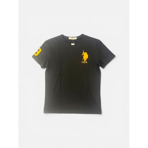 U.S. Polo Assn. Ανδρικό T-Shirt Μαύρο