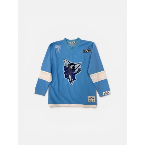 GRAF&WU ANGEL #88 LIGHT BLUE HOCKEY STYLE JERSEY L