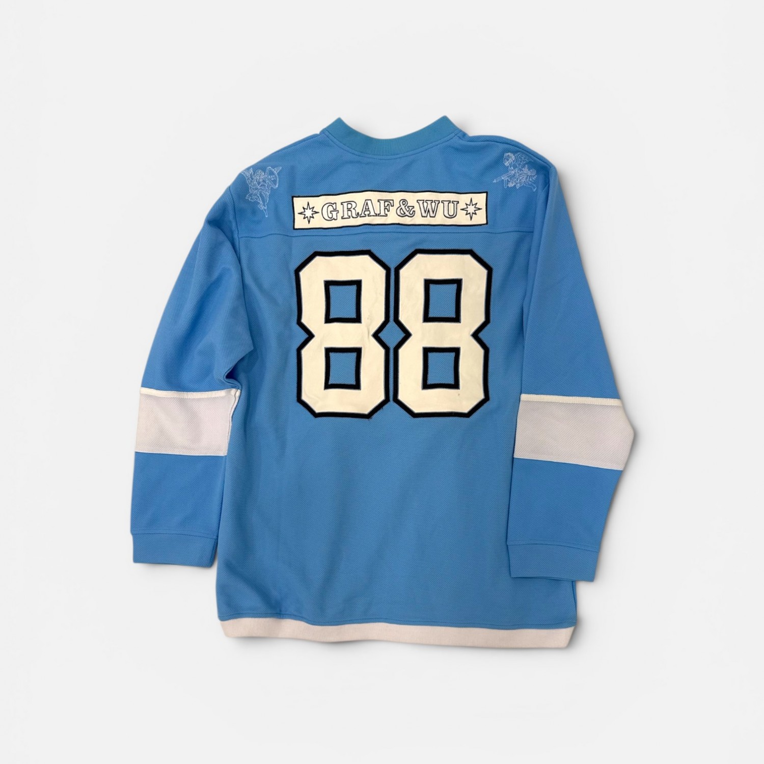 GRAF&WU ANGEL #88 LIGHT BLUE HOCKEY STYLE JERSEY L