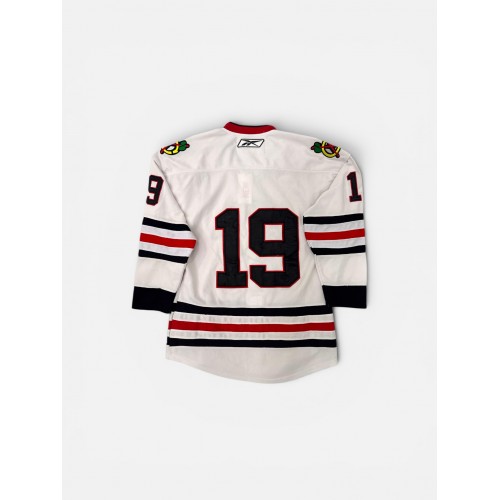 CHICAGO BLACKHAWKS #19 REEBOK NHL HOCKEY JERSEY L / 50