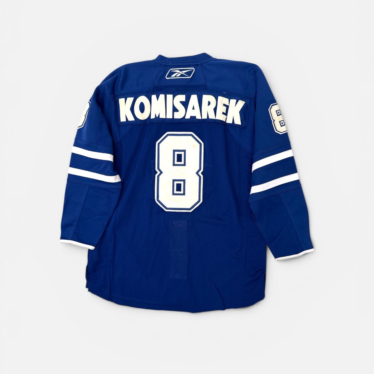 TORONTO MAPLE LEAFS KOMISAREK #8 REEBOK NHL HOCKEY JERSEY XL / 56