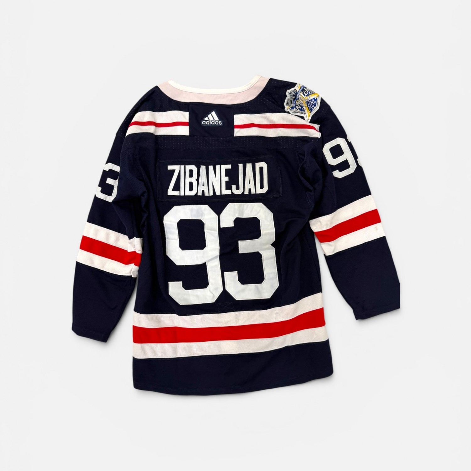 NEW YORK RANGERS ZIBANEJAD 93 ADIDAS NHL JERSEY M