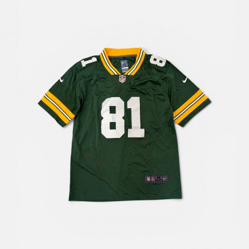 GREEN BAY PACKERS DEGUARA 81 NIKE NFL JERSEY M