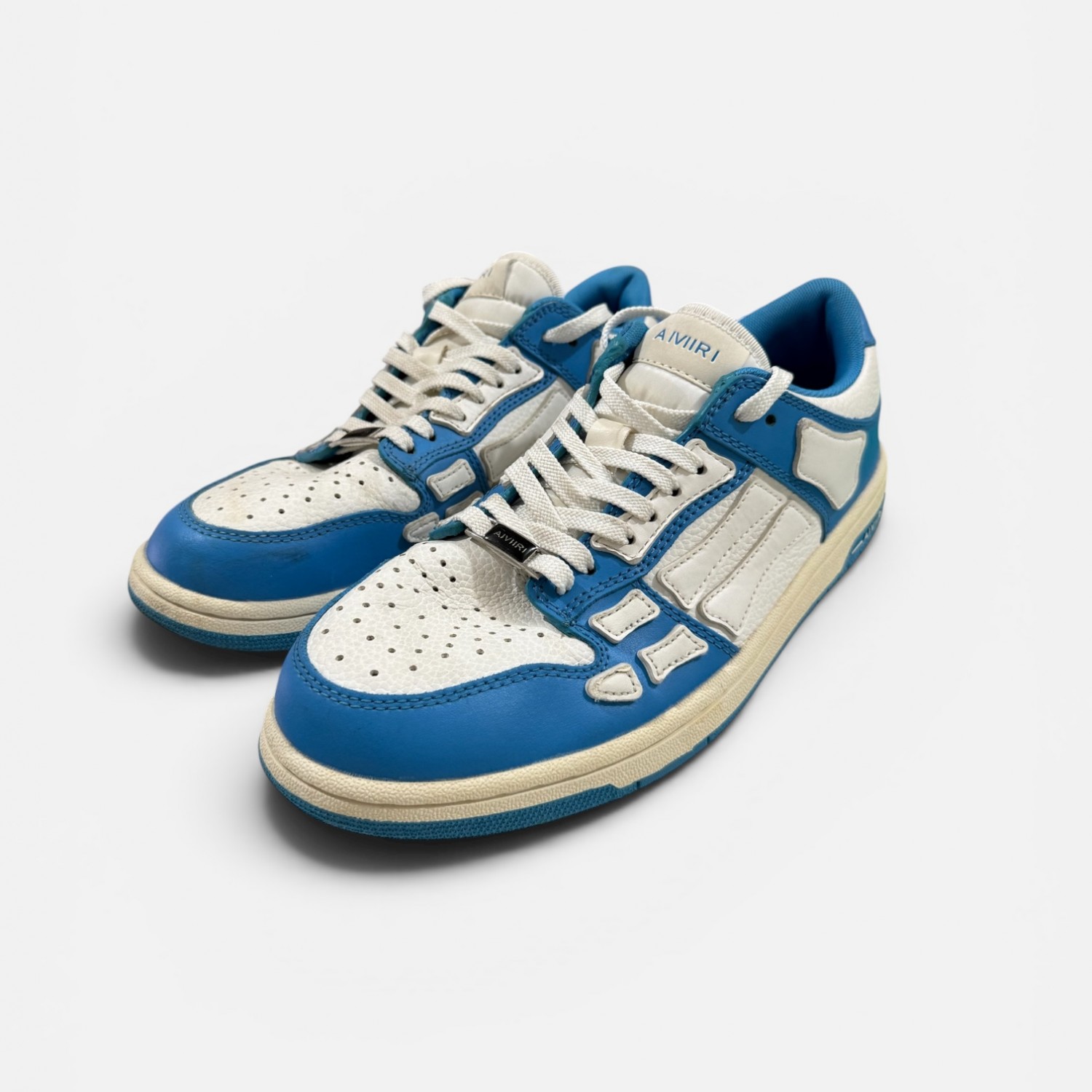 AMIRI Skel Top-Low Sneakers Blue / White