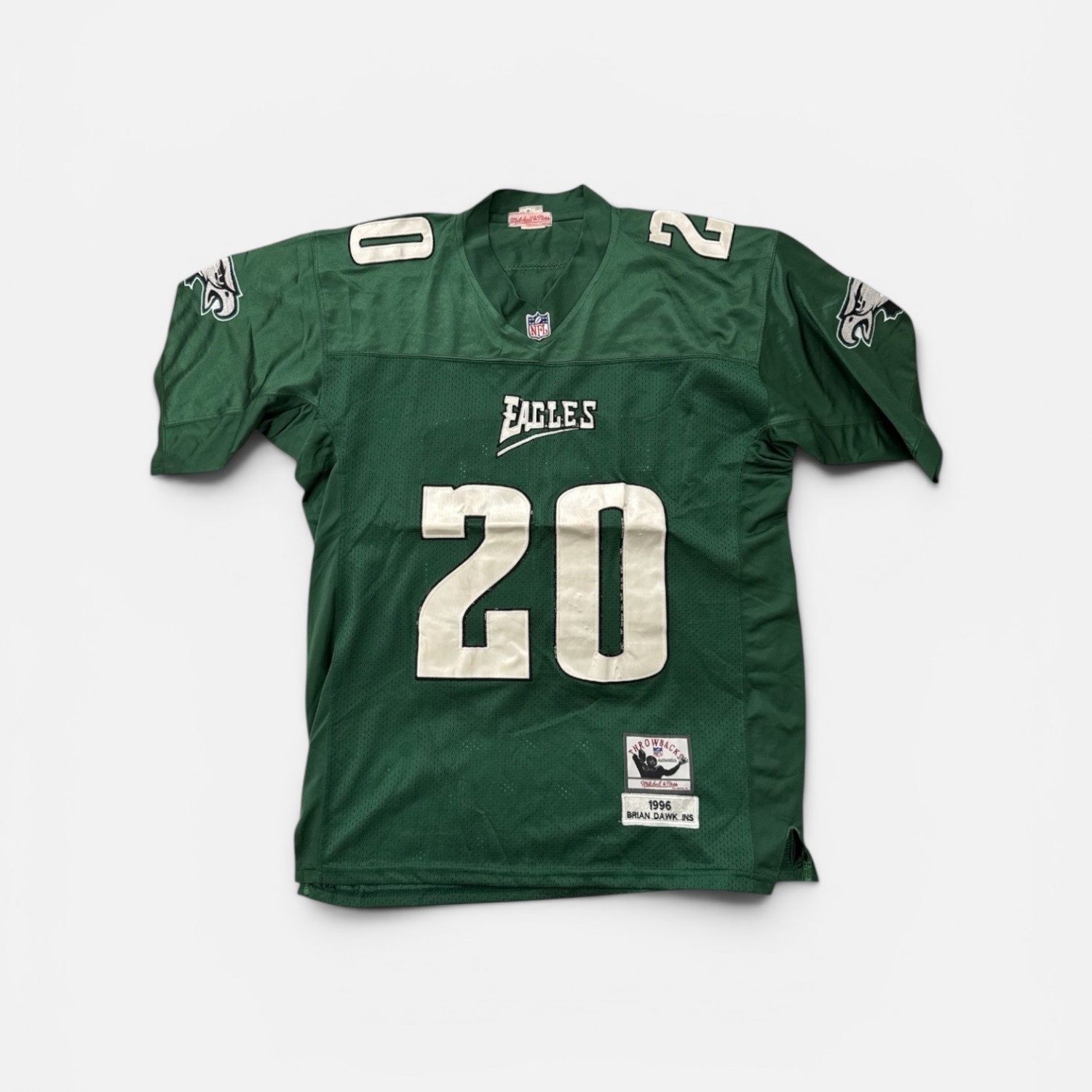Mitchell & Ness Philadelphia Eagles Brian Dawkins #20 Throwback NFL Jersey