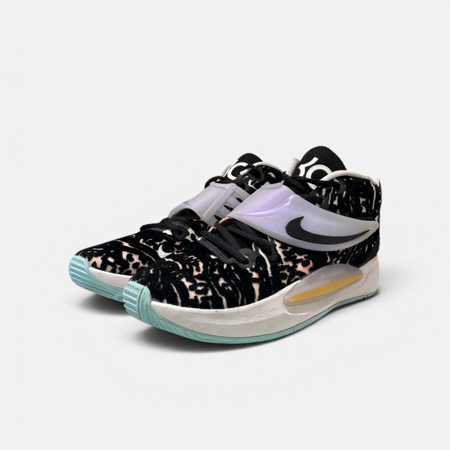 Nike KD 14 Black / White Pattern